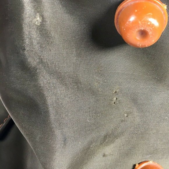 Mr Roberts RARE Vtg Olive Green CarryOn Travel Bag - Picture 10 of 12